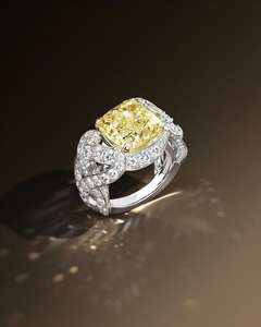 VOAINO イエローダイヤモンドジュエリー製造 18Kゴールドセット イエローダイヤモンドジュエリー加工 イエローダイヤモンドリング - Product Image 2