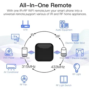 Nuevo Control Remoto Universal WiFi RF IR para Electrodomésticos, Compatible con la Aplicación Tuya Smart Life, Control por Voz a través <span class=keywords><strong>de</strong></span> <span class=keywords><strong>Alexa</strong></span> y Google Home - Product Image 2