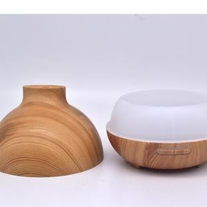 Diffuseur d'arômes à grain de bois 0,5 L, humidificateur ultrasonique avec minuterie pour la maison, le bureau et la table - Product Image 5