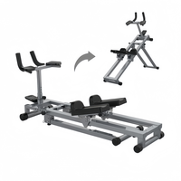 Banc de musculation pliable multifonctionnel en métal de haute qualité pour entraînement en salle, équipement de fitness amincissant CZFIT K007 Noir