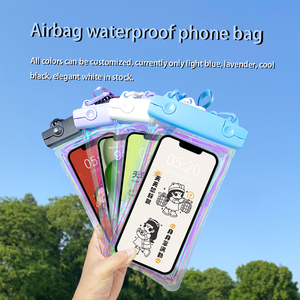 Vente en gros pochettes pour téléphone portable étui pour téléphone portable en pvc laser <span class=keywords><strong>sacs</strong></span> d'emballage transparents et étanches pour téléphone portable housse airbag pochette pour téléphone en pvc - Product Image 3