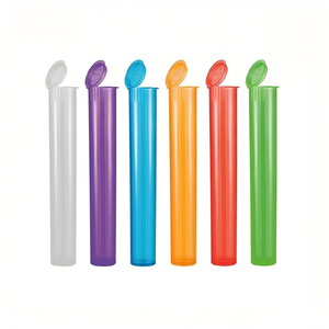 Tube rond en plastique PP 117 mm, fabrication OEM/ODM, estampage à chaud, ouverture facile, pour emballage d'échantillons cosmétiques. - Product Image 1