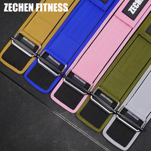 2024 logotipo personalizado Nylon Powerlifting palanca de levantamiento de pesas cinturones de gimnasio <span class=keywords><strong>CINTURÓN</strong></span> DE Fitness para hombres y mujeres - Product Image 2