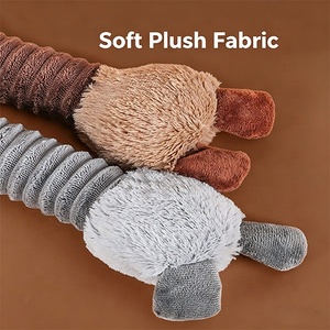 Juguete de Peluche para Perros, Resistente y <span class=keywords><strong>El</strong></span>ástico, Juguete para Masticar con Forma de Animal, para Perros Pequeños y Medianos - Product Image 5