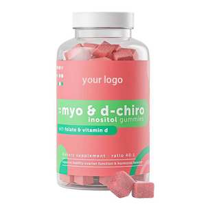 ओम निजी लेबल मीक्कुनेमी हर्बल प्रजनन प्रजनन पूरक गुम्मीज़ महिला हार्मोन संतुलन समर्थन फोलिक एसिड माओ और डी-चिरो - Product Image 1