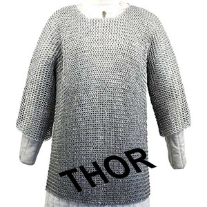 Camisa de Armadura Medieval de Aluminio, Armadura de Malla Metálica, Disfraz de Haubergeon - Product Image 1