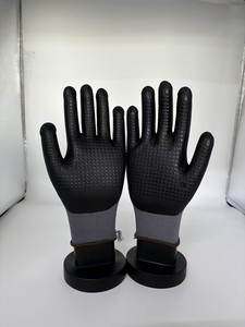 Wholesale 15 Gauge Nitrile Foam Work Safety <strong>Gloves</strong> Custom Logo Dots <strong>Grip</strong> Industrial Oil Resistant For Men - Product Image 4