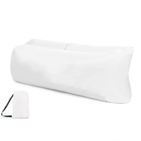 Ruvell Conception Populaire Portable En Plein Air Paresseux Eau Plage Herbe Parc Pliable Sac De Couchage Camping Randonnée Air Lit Gonflable Canapé