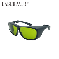 Lunettes de sécurité laser haute visibilité pour diodes, ND: YAG, laser à fibre (450 nm, 808 nm, 980 nm, 1064 nm) avec certification CE EN207