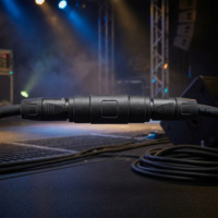 Adaptateur Speakon femelle-femelle 4 broches NL4 noir pour câble audio, rallonge de connecteur pour mixeur et amplificateur