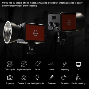 ZSYB CRI97 Haute Lumens APP Contrôle Portable Youtube <span class=keywords><strong>Tiktok</strong></span> 80watt Photographie Led Vidéo <span class=keywords><strong>Lampe</strong></span> - Product Image 4
