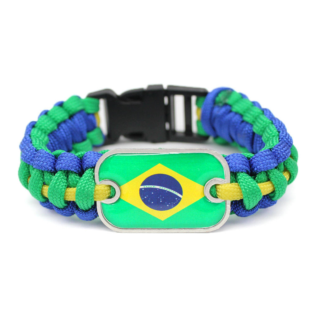 Bracelet drapeau Brésil