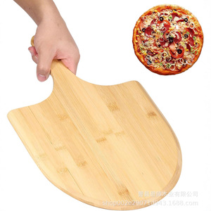ที่ตักพิซซ่าไม้ไผ่ 33x20 ซม. ด้ามไม้ สำหรับอบและเสิร์ฟในเตาอบ - Product Image 4