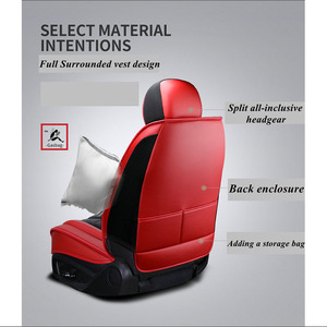 Funda de asiento de coche de cuero PU resistente al agua tridimensional 5D, cojín 3D de lujo, Protector Original para asiento de coche Universal Auris - Product Image 2