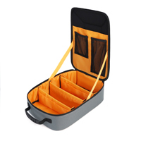 Sacoche de rangement noire pour lunettes de ski et motocross EVA personnalisées Beyond Lifecare avec garantie de 3 ans