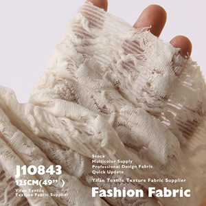 Hand bemalte Cashew muster Doppels chich tiger Seiden baumwoll faden Gestrickter Jacquard stoff für Kleidung Sweatshirt Anzug hose - Product Image 5