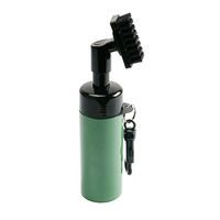 Nouvellement Stock Usine En Gros Portable Logo Personnalisé Club Nettoyage Poils En Nylon Bouteille En Plastique Accessoires Golf Brosse À Eau