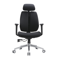 Stock prêt à l'usine chaise de bureau avec appui-tête chaise d'ordinateur à domicile chaises de personnel en maille conférence pivotante