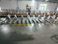 Chariot à palettes manuel en acier inoxydable 304 de qualité supérieure, capacité de 3000 kg, chariot à palettes robuste