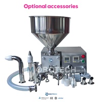 Machine d'injection de crème, pâte, confiture et sauce chocolat de haute qualité pour la garniture des puffs, churros, puddings, gâteaux et croissants