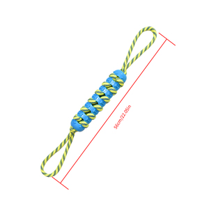 Kangdarpet Durable Braided <b>Dog</b> Chew Toy | 2-Handle Tugboat with <b>Ball</b> <b>for</b> Interactive Play, Tough <b>for</b> Aggressive Chewers - Product Image 4