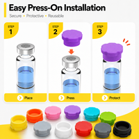 Bouchon en caoutchouc de silicone en forme de T OEM, joint élastique durable pour flacon d'injection et conteneur médical
