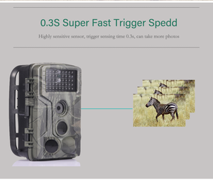 Hc802a động vật hoang dã Trail máy ảnh 50MP 4K video hình ảnh Bẫy Ngoài trời hồng ngoại săn bắn xem đêm phát hiện chuyển động cho săn bắn - Product Image 5