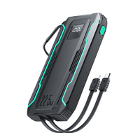 Joyroom 2 en 1 Câble 20000mah 22.5W 10000mah banque d'alimentation portable à charge rapide avec lumière SOS