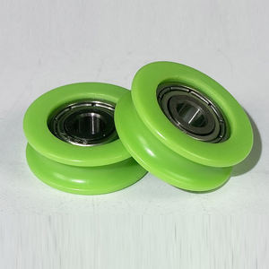 Ruedas <span class=keywords><strong>de</strong></span> Acero al Carbono con Rodamientos a Precio Económico Personalizadas, Ruedas <span class=keywords><strong>de</strong></span> Polea Pequeñas <span class=keywords><strong>de</strong></span> Nailon con Ranura en U y Rodamientos - Product Image 6