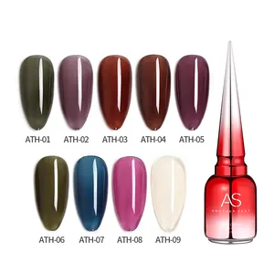 ATH Ash Penetration Long Lasting, Quick Dry, Mirror Shine Nail Polish Hardener, Bright and Shiny Finish