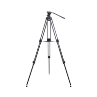 Trépied vidéo professionnel YITAI en alliage d'aluminium télescopique flexible, robuste, avec rotule, étanche et léger
