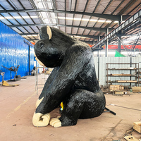 Último equipo de Parque de Atracciones personalizado lindo Animatronics Animal gorila que funciona con monedas Gashapon máquina de juguete para Centro Comercial