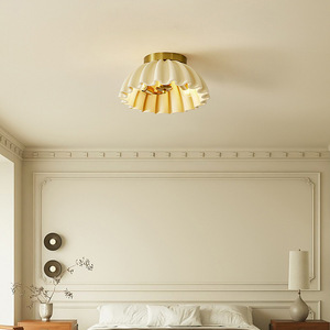 French-Style <b>Light</b> Luxury Nordic Modern Minimalist Cream-Colored Lighting Fixture Unique Designer <b>Ceiling</b> <b>Light</b> for Entryway - Product Image 1