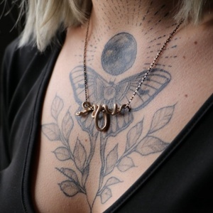 Collar de Moda con Colgante en Forma de Serpiente de Cobre, Cadena de Eslabones para Hombres y Mujeres, Ideal para Aniversarios, Fiestas y Uso Diario - Product Image 3