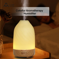 Diffuseur d'aromathérapie AM1802, humidificateur certifié CE FCC RoHS, brume froide ultrasonique pour la maison et le bureau, directement de l'usine