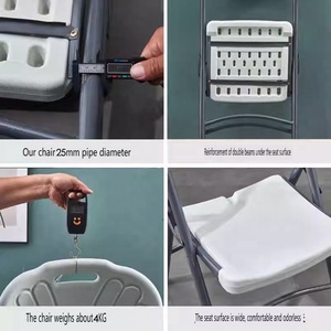 Mesas y sillas plegables de plástico de alta calidad, populares en los Estados Unidos - Product Image 5