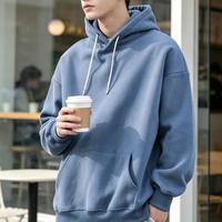 Sweat à capuche LOGO French Terry pour homme, coupe ample, col à capuche, unisexe