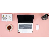 Tapis de bureau rectangulaire classique minimaliste en cuir PU, personnalisable avec logo, écologique, épaisseur 2 mm, vente en gros