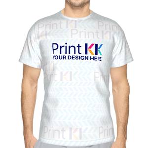 Camiseta ajustada con cuello redondo y etiqueta personalizada para hombre, 240-320gsm, peso de tela disponible, de gran tamaño, múltiple, incluye pantalla de seda - Product Image 2