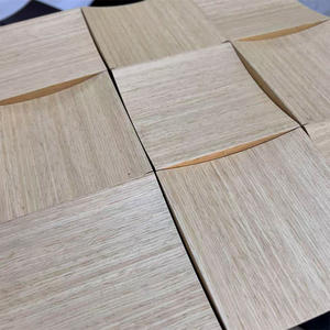 Panneaux acoustiques en mosaïque de bois naturel, écologiques, absorbant le son, pour la décoration intérieure - Product Image 4