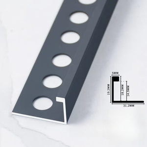 Profili di rivestimento in piastrelle di alluminio di alta qualità con taglio CNC personalizzato finitura resistente ed elegante per pavimenti e pareti - Product Image 2