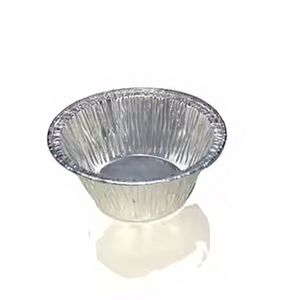 Waterproof Portable Conical Aluminum Foil Cups Disposable Outdoor Travel Barbecue Food Packaging Foil Cups - Product Image 1