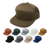 Gorro de Béisbol de Malla de 6 Paneles Personalizado, Estilo Hip Hop, Visera Plana, para Conducir al Aire Libre, para Hombre y Mujer