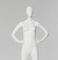 Mannequin féminin complet pas cher avec tête, original européen, pour vitrine, pose debout