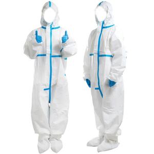 ชุดกาวน์ติดเทปโพลีโพรพิลีนผ้านอนวูฟเวนแบบใช้แล้วทิ้งสำหรับเสื้อผ้าเพื่อความปลอดภัยในเวียดนาม - Product Image 3