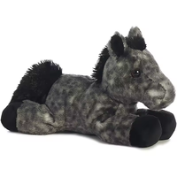 Jouets en peluche super doux pour chevaux et poneys avec logo personnalisé avec doublure en maille et rembourrage en coton PP pour enfants