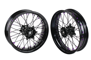 Ruedas Supermoto SX250 accesorios de motocicleta CNC 17 pulgadas <span class=keywords><strong>Super</strong></span> <span class=keywords><strong>Motard</strong></span> OEM cubos de rueda para SX - Product Image 3