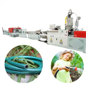 Plastic Garden Fiber Braided Hose Making Machine PVC Water Pipe Production Line