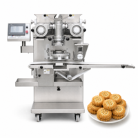 Machine automatique à grande vitesse pour la fabrication de maamoul, ligne d'encrustage de pâtisseries fourrées aux dattes pour boulangeries du Moyen-Orient