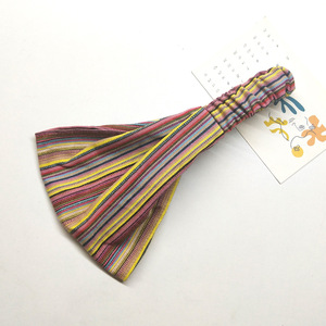 Handmade Cotton Stretchy Bohemian Style Hair Wrap <strong>Hippie</strong> Boho Unisex Yoga <strong>Headband</strong> in Earth Tone for Nurses - Product Image 4